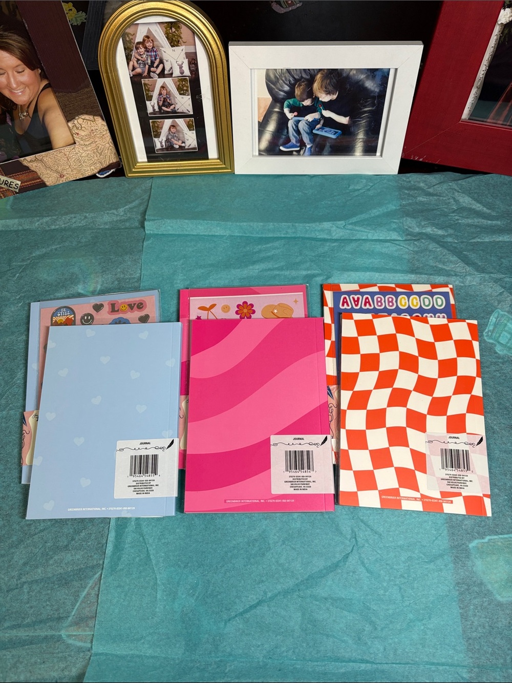 6 Journals//Diaries/Notebooks with Stickers Back to School GirlsBoys NEW - Picture 2 of 9
